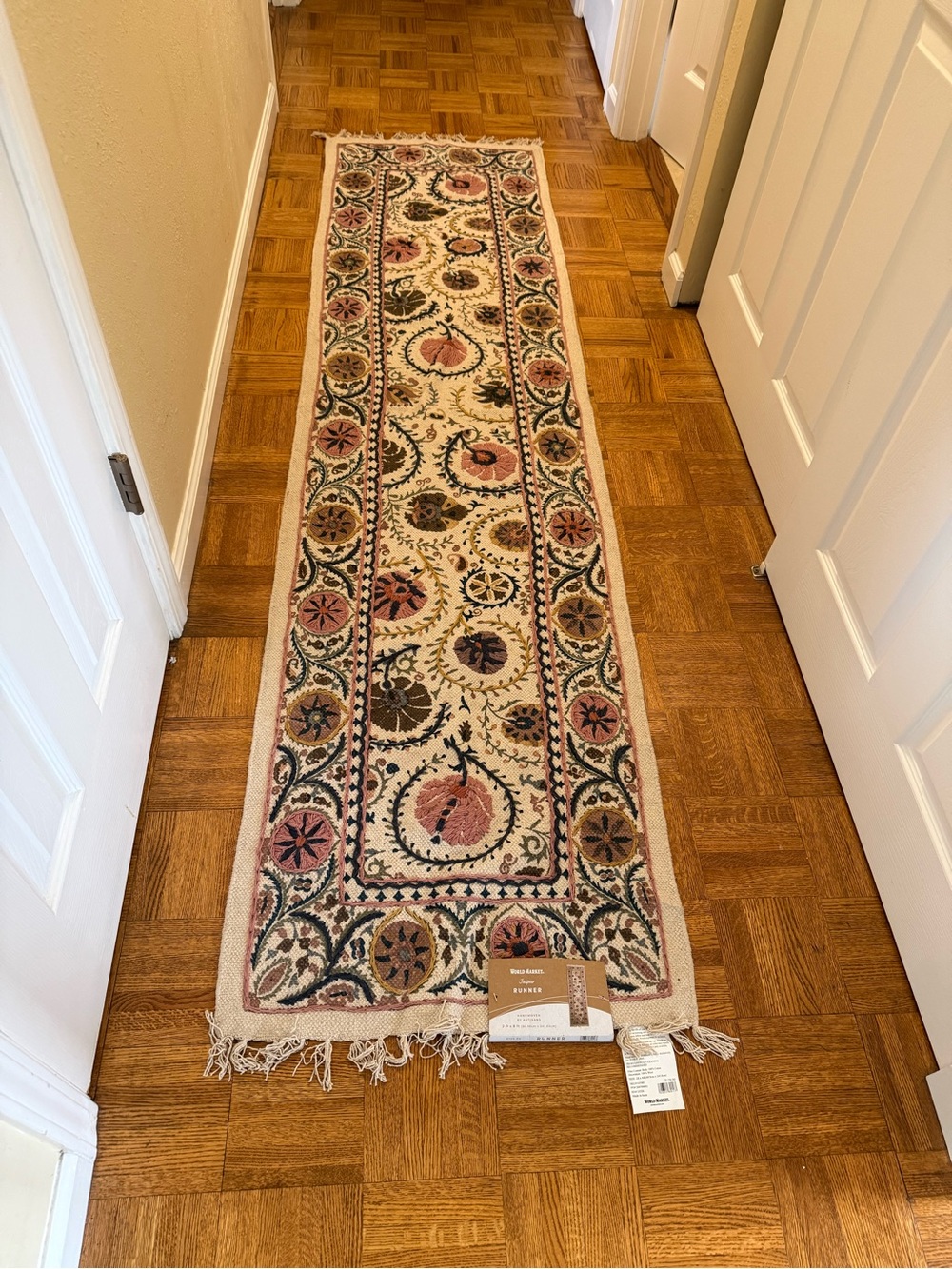 World Market Jaipur Runner 2 x 8 feet